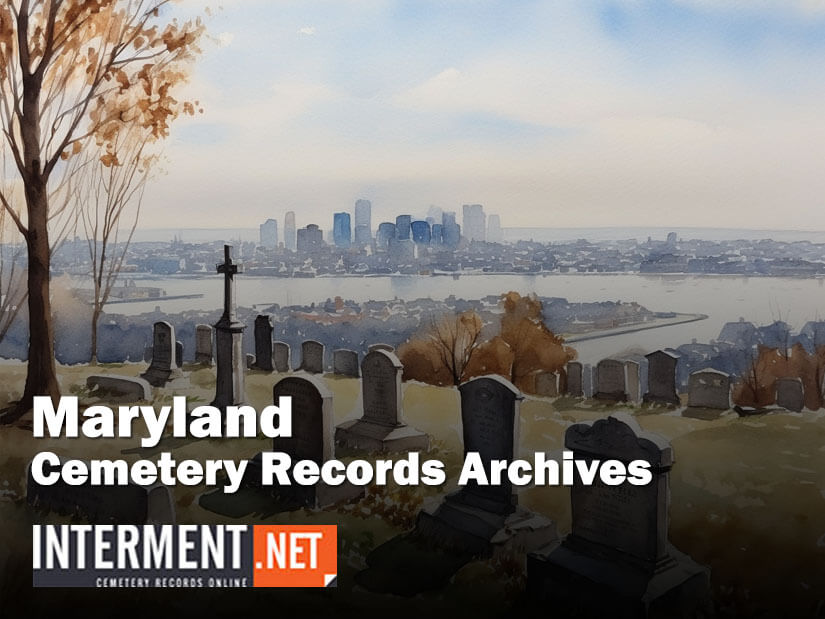 maryland cemetery records