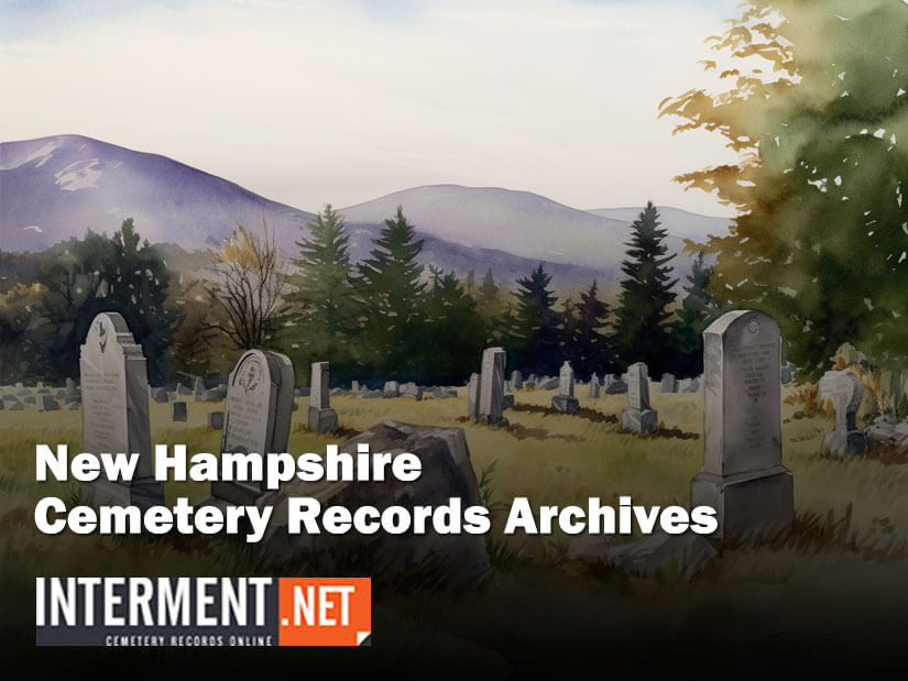 new hampshire cemetery records