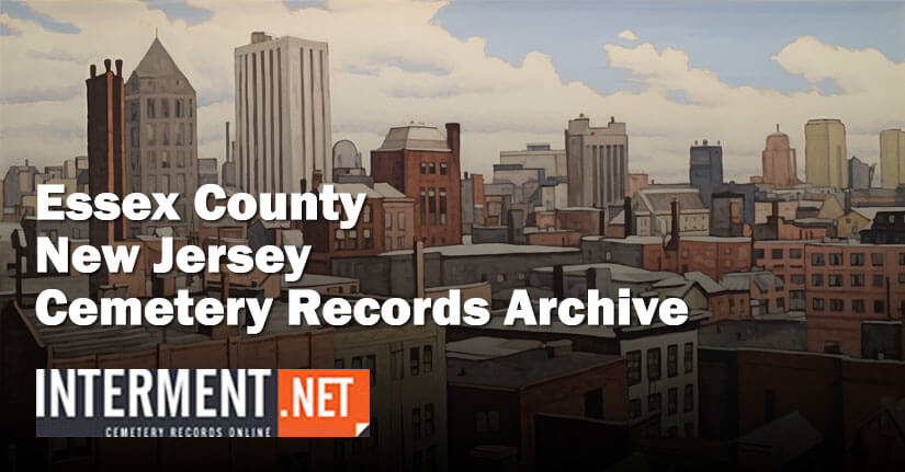 essex county new jersey cemetery records