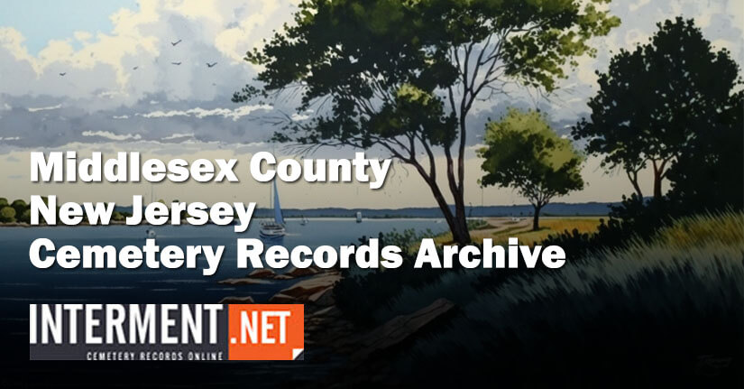 middlesex county new jersey cemetery records