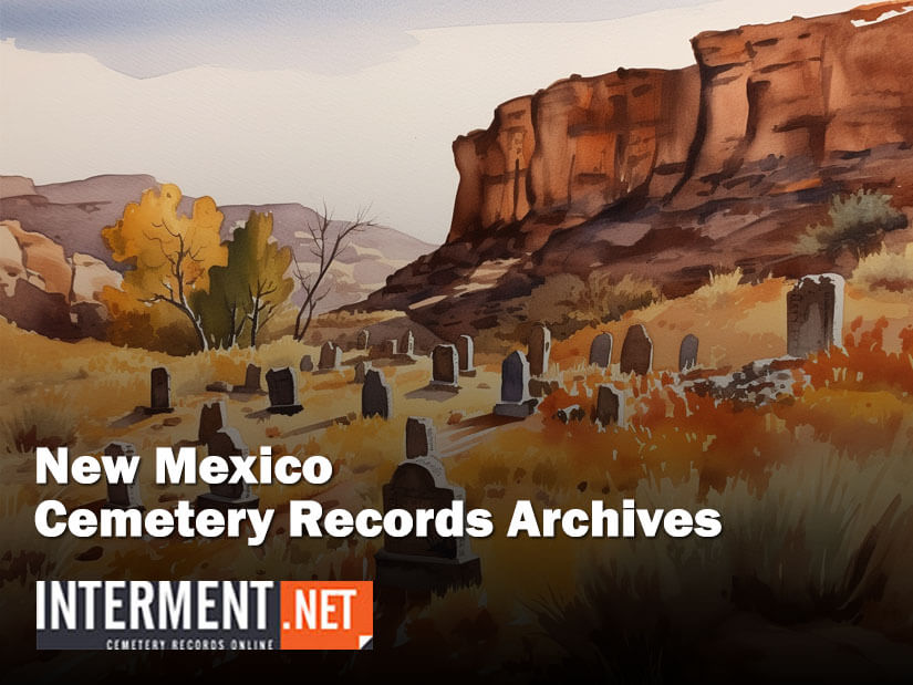 new mexico cemetery records