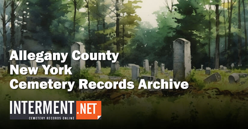 allegany county new york cemetery records