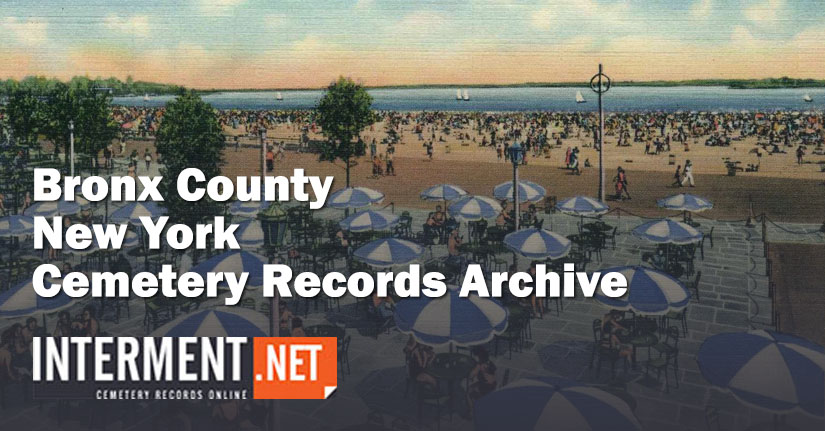 bronx county new york cemetery records