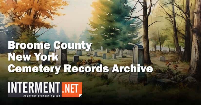 broome county new york cemetery records