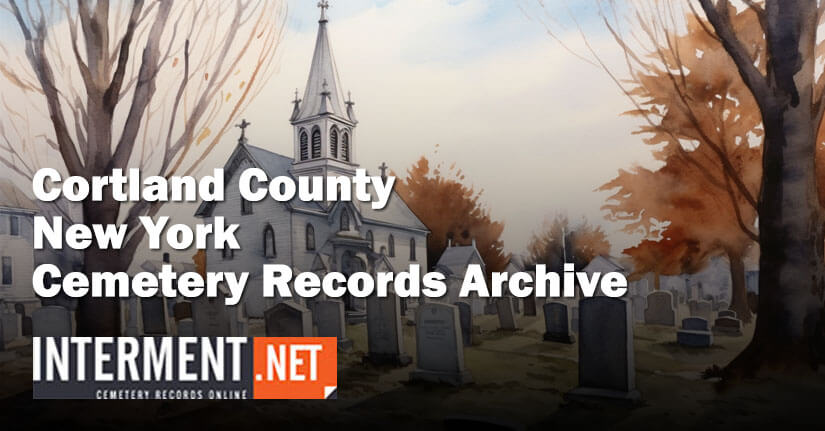 cortland county new york cemetery records
