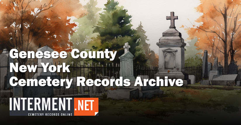 genesee county new york cemetery records