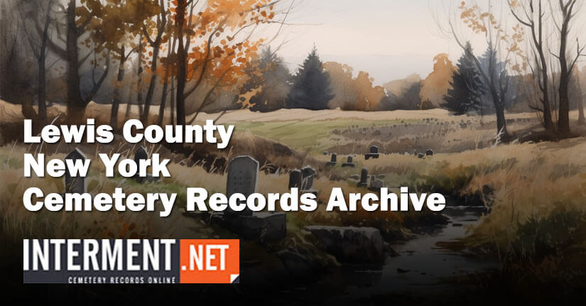 lewis county new york cemetery records