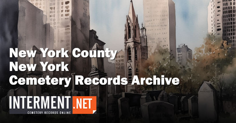 new york county new york cemetery records