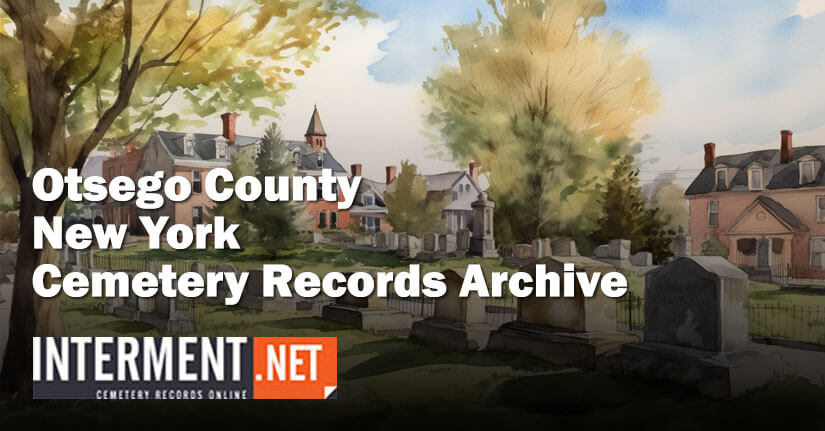 otsego county new york cemetery records