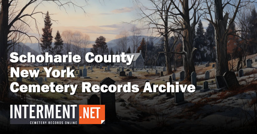 schoharie county new york cemetery records
