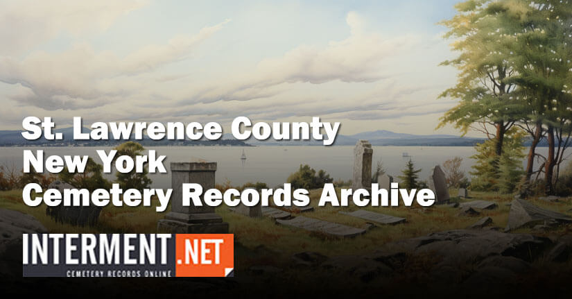 st. lawrence county new york cemetery records