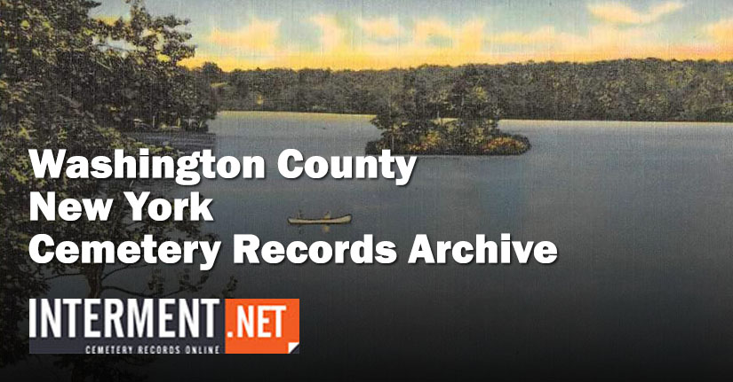 washington county new york cemetery records