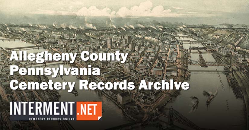 allegheny county pennsylvania cemetery records