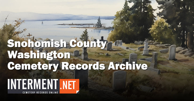 snohomish county washington cemetery records