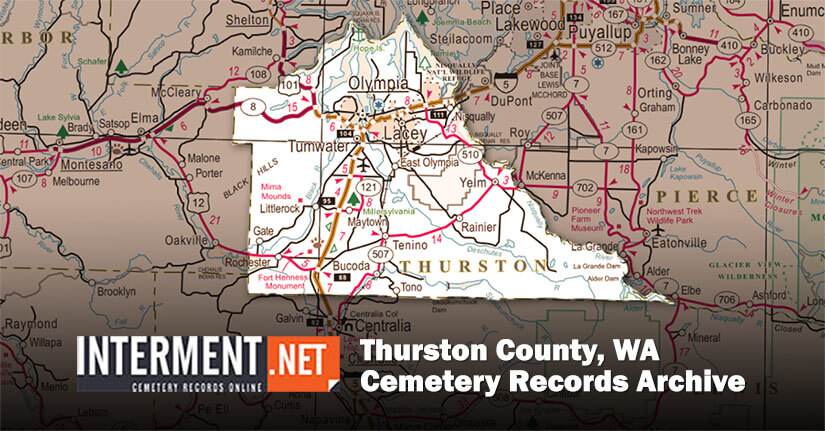 thurston county washington cemetery records